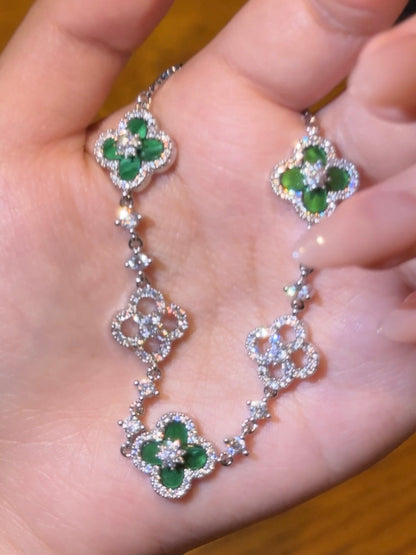 Sparkle Clover Bracelet