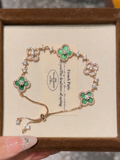 Sparkle Clover Bracelet