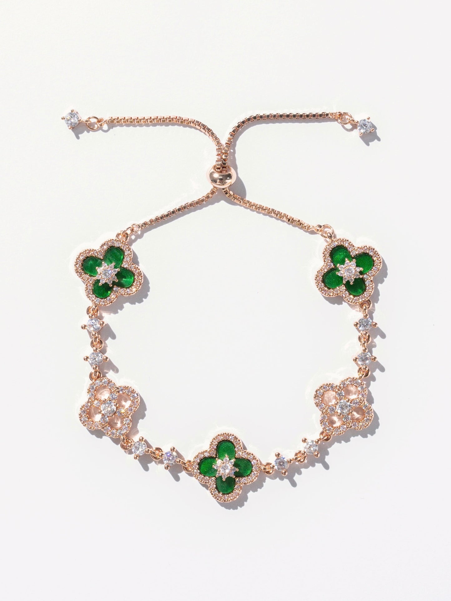 Sparkle Clover Bracelet