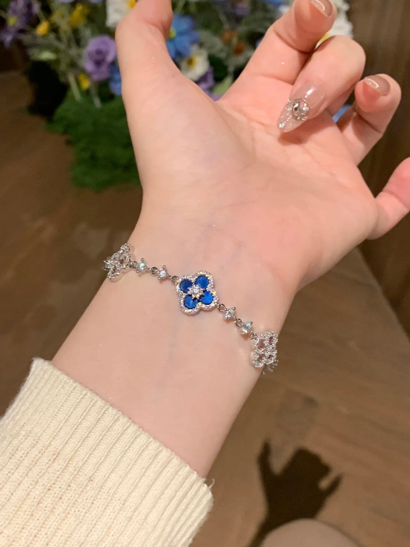 Sparkle Clover Bracelet